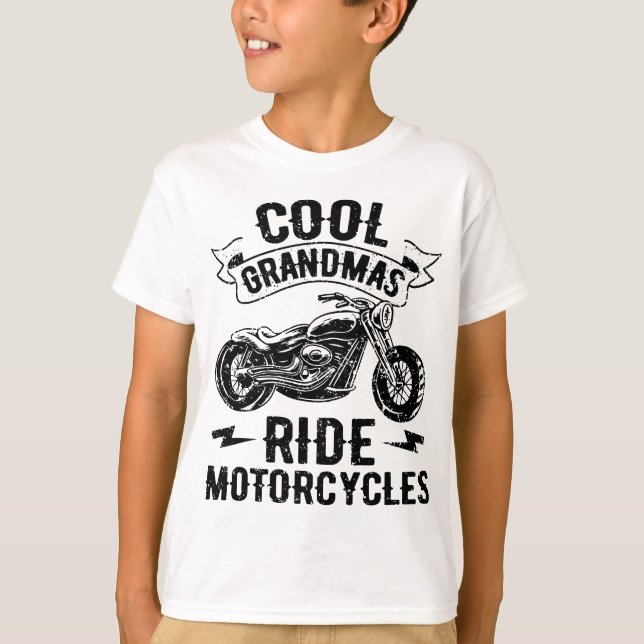 Coole Motorrad-Motorradfreunde R T-Shirt (Vorderseite)