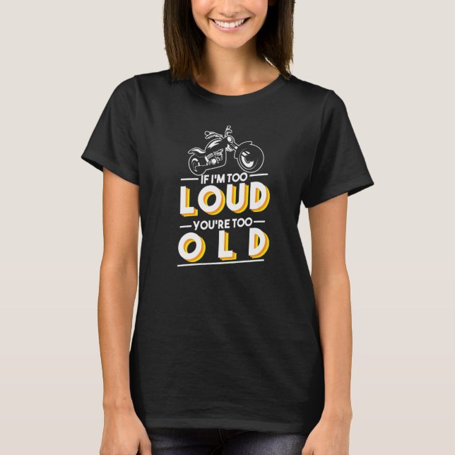 Coole Motorradmotorräder T-Shirt (Vorderseite)