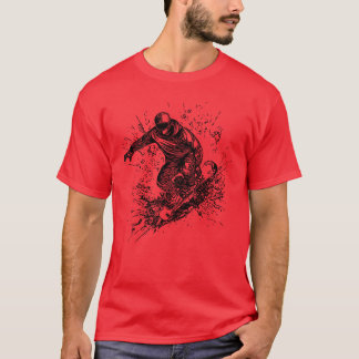 Coole Mountain Sports Jump Style Snowboard Bewegun T-Shirt