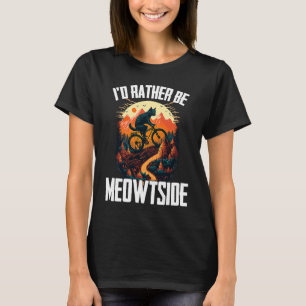 Coole Mountainbike MTB Biker Katzen für Männer Fra T-Shirt
