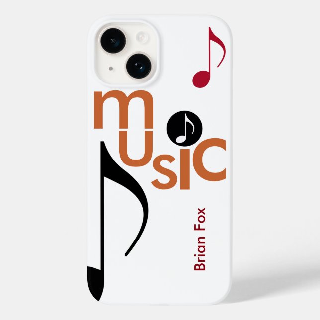Coole Musik Case-Mate iPhone Hülle (Rückseite)