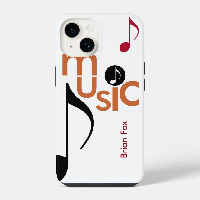 Coole Musik iPhone Hülle (Rückseite)