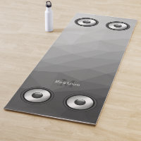 Coole Musik Lautsprecher Gray Geometry Mesh Monogr