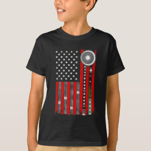 Coole Musikproduzentin für Männerflagge - Amerikan T-Shirt
