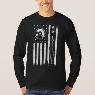 Coole Musikproduzentin für Männerflagge - Amerikan T-Shirt