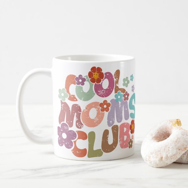 Coole Mütter Club  Kaffeetasse (Mit Donut)