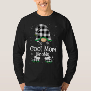 Coole Mutter Gnom Büffel Kariert passende Familie T-Shirt