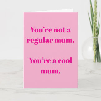 Coole Mutter Karte
