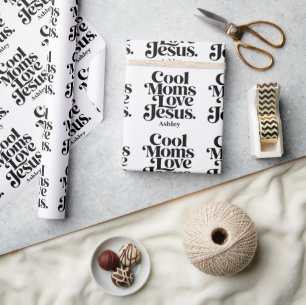 Coole Mütter lieben Jesus Geschenkpapier