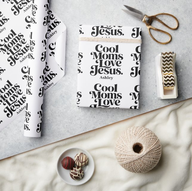 Coole Mütter lieben Jesus Geschenkpapier (Kunsthandwerk)