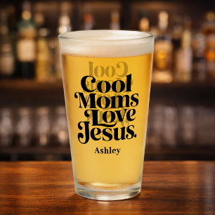 Coole Mütter lieben Jesus Glas