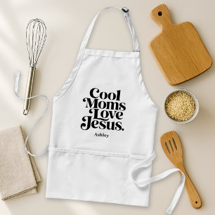 Coole Mütter lieben Jesus Schürze