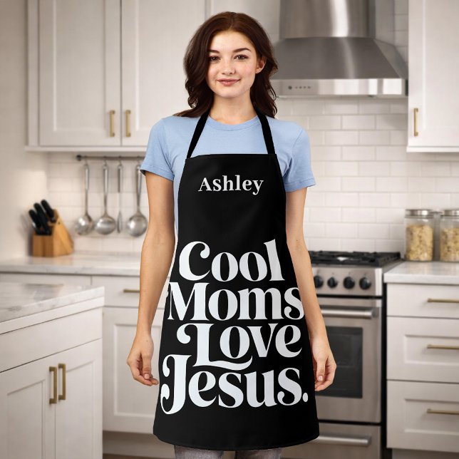 Coole Mütter lieben Jesus Schürze (Von Creator hochgeladen)