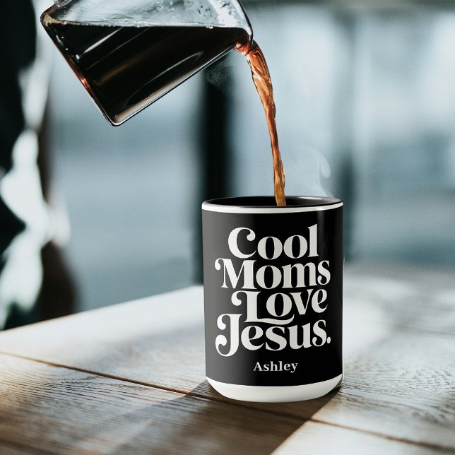 Coole Mütter lieben Jesus Tasse (Von Creator hochgeladen)