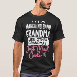 Coole Mütter Tag Marching Band Oma T-Shirt