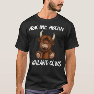 Coole Mutterkuh für Männer - Schottische Rinderküh T-Shirt