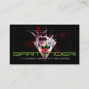 Coole Nacht Club Dance Bar Nightlife Business Bus Visitenkarte