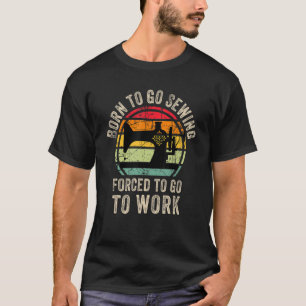 Coole Nähmaschine Grafische Nähmaschine Männer T-Shirt