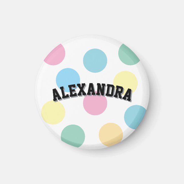 Coole Namensvorlage  Magnet (Vorne)