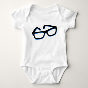 Coole Nerd-Gläser Baby Strampler