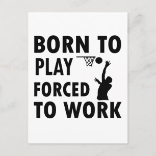 Coole Netball-Designs Postkarte