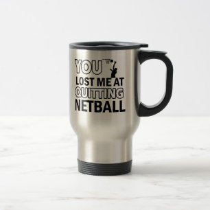 Coole Netballentwürfe Reisebecher