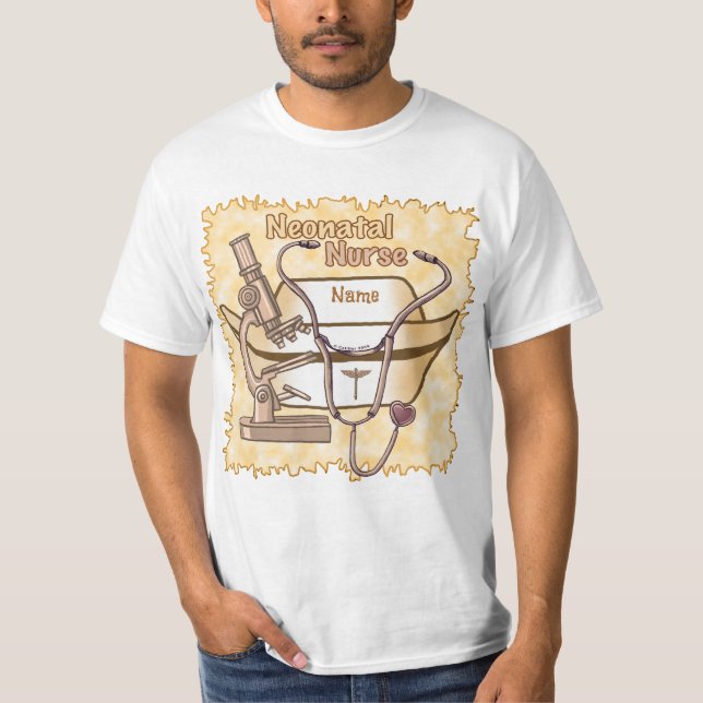 Coole Neugeborenen-Krankenschwester T-Shirt (Vorderseite)