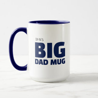 Coole Neuheit Marineblaue benutzerdefinierte Name Tasse
