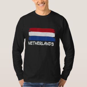Coole niederländische Flagge T-Shirt
