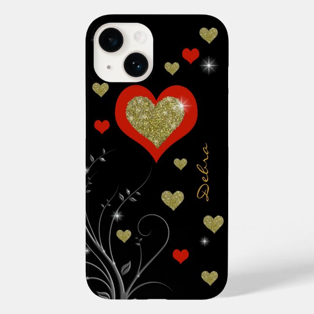coole, niedliche und geistliche Herzen Case-Mate iPhone Hülle (Rückseite)