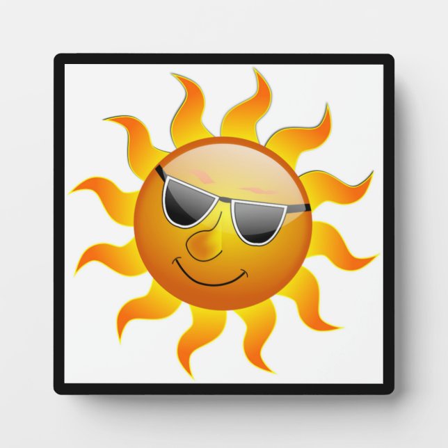 COOLE OBERFLÄCHENSONNE FOTOPLATTE (Vorderseite)