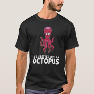 Coole Octopus für Männer Meeresbiologie T-Shirt