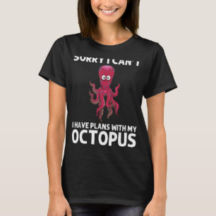 Coole Octopus für Männer Meeresbiologie T-Shirt