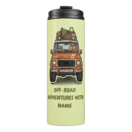 Coole Offroad-Capybara-Camping-Anpassung  Thermosbecher