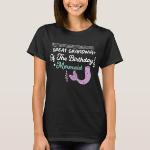 Coole Oma des Geburtstagsmeerjungfrauentags T-Shirt