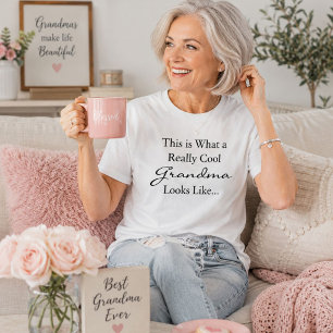 Coole Oma Lustige Oma Geburtstagsgeschenk T-Shirt