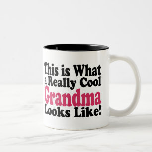Coole Oma Zweifarbige Tasse