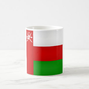 Coole Oman-Flagge Kaffeetasse
