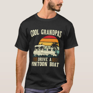 Coole Omas fahren ein Pontonboot Ponton T-Shirt