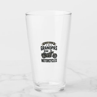 Coole Omas fahren Motorrad Vintage Biker-Shirt Glas