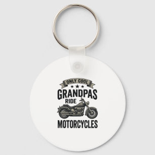 Coole Omas fahren Motorrad Vintage Biker-Shirt Schlüsselanhänger