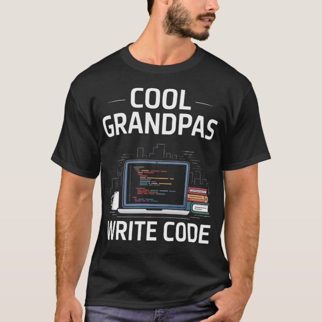 Coole Omas schreiben Code Lustiger Programmierer C T-Shirt (Vorderseite)