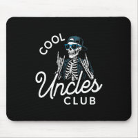 Coole Onkel Club Shirt Lustiges Skelett Männer Onk