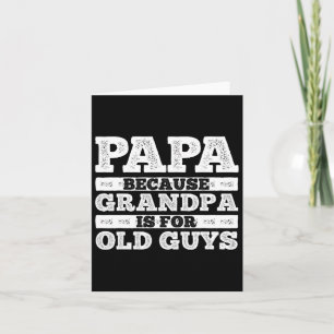 Coole Opa Art for Men Großvater Papa Paradies F Karte