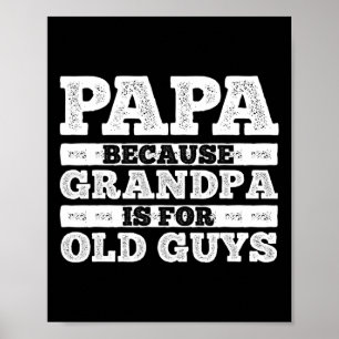 Coole Opa Art for Men Großvater Papa Paradies F Poster