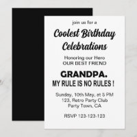 Coole Opa Birthday Party