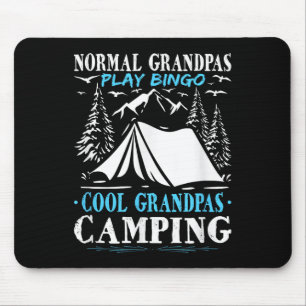 Coole Opa Campingzelt Natur Wandern Mousepad