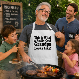 Coole Opa Cooking Schürze