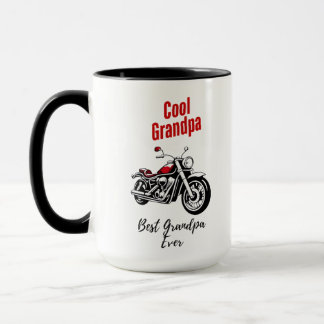 Coole Opa-Motorrad-Tasse Tasse
