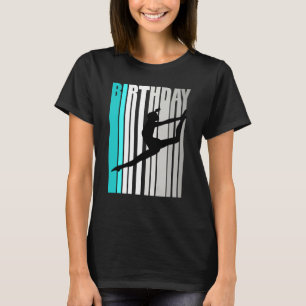 Coole Orange Retro Girls Tanz Geburtstagsfröhlichk T-Shirt